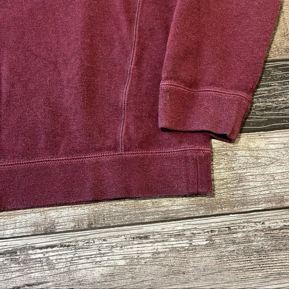 Tommy Bahama Men’s Reversible Maroon Navy 1/4 Zip Pullover Sweater Size Large - Picture 3 of 12